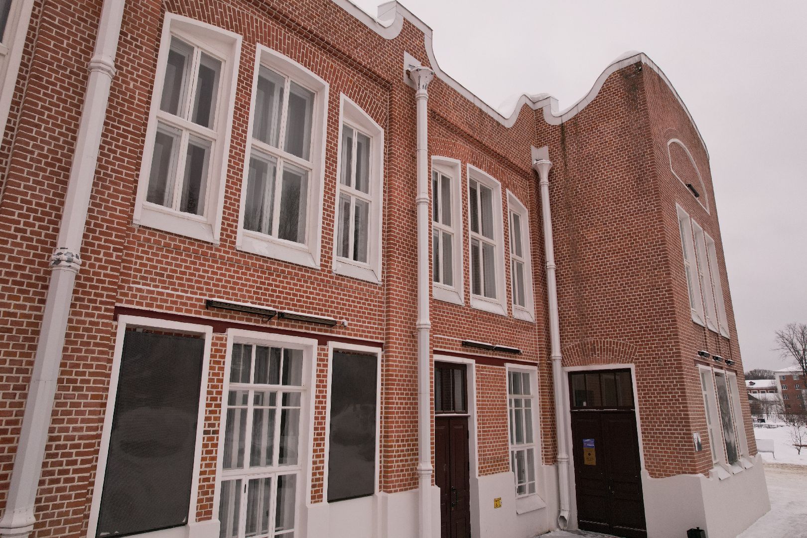 видео с коптера, зимний театр, дк,