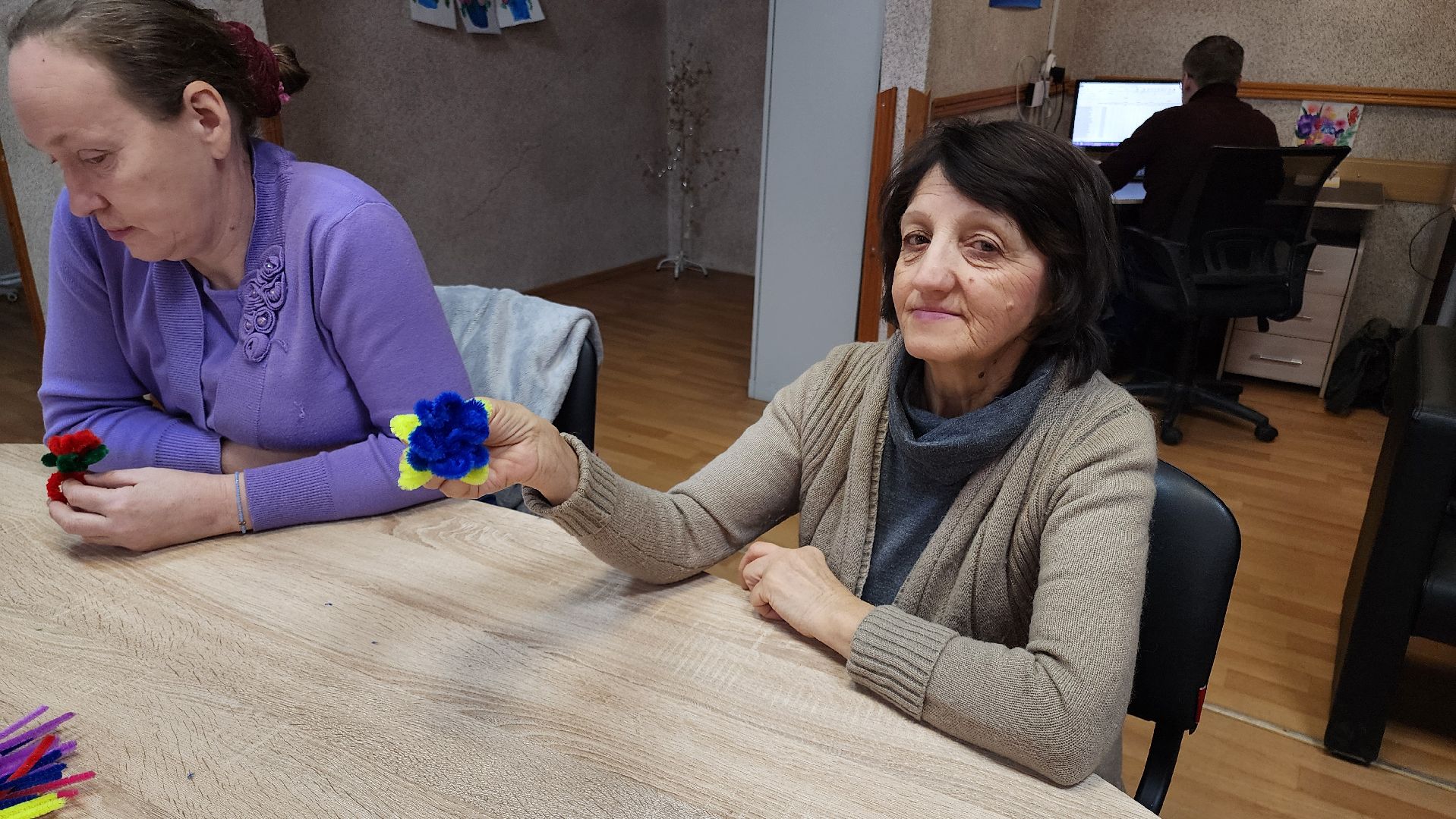 кашира, активное долголетие, синельная проволока, украшения, мастер-класс, кольцо, 8 марта,