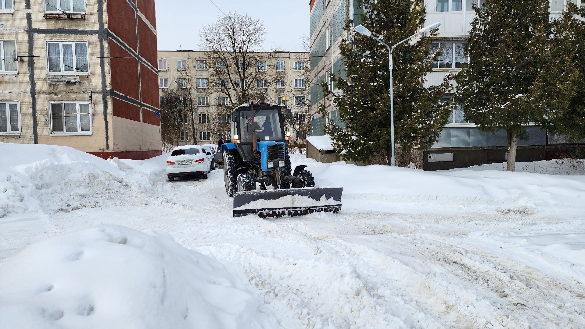 Солнечногорск, Ложки, ЖКХ, уборка снега,