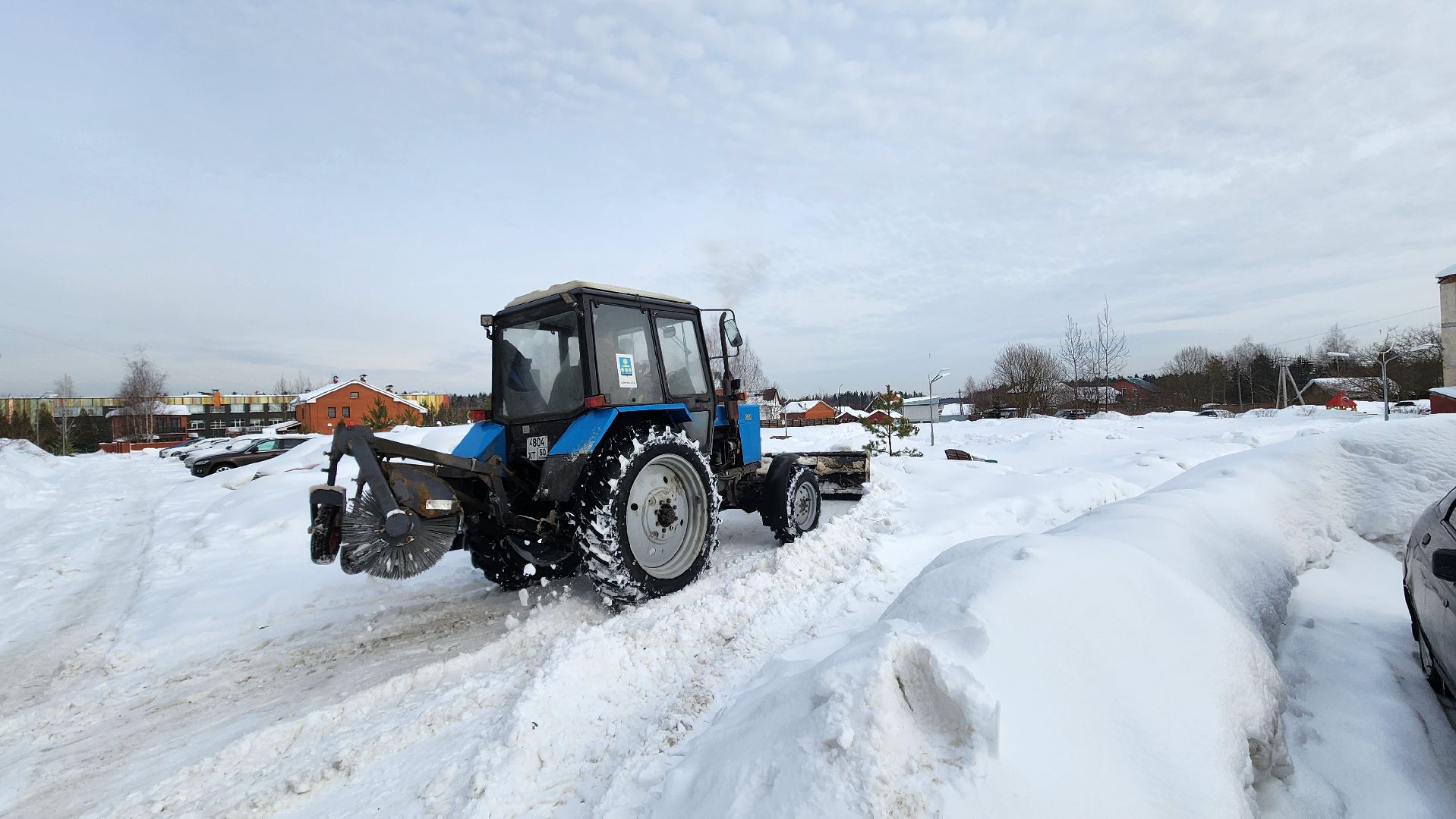 Солнечногорск, Ложки, ЖКХ, уборка снега,