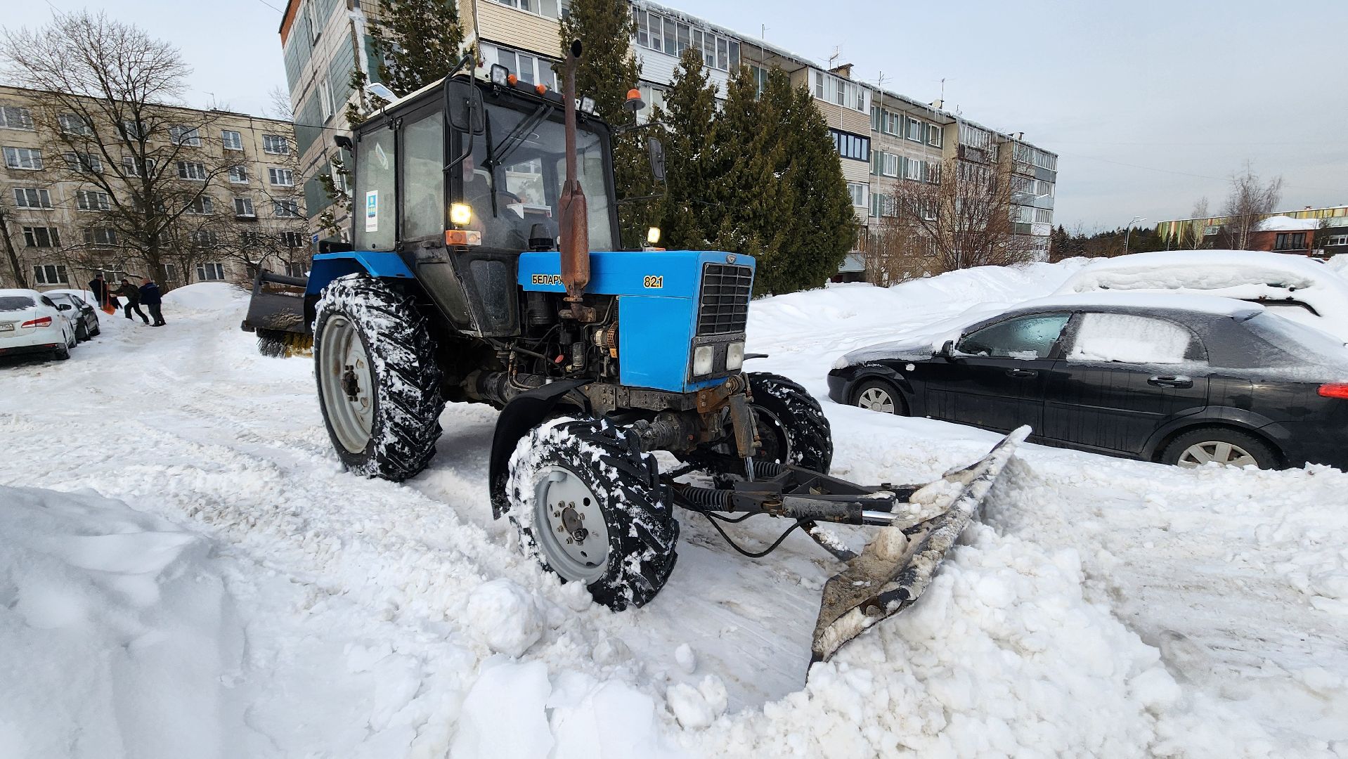 Солнечногорск, Ложки, ЖКХ, уборка снега,