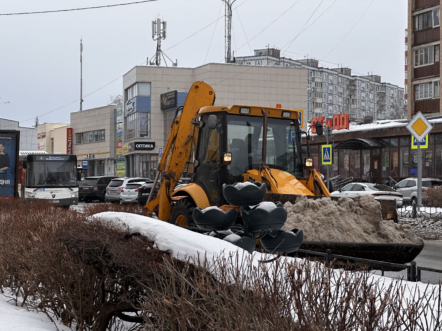 Клин, общество, снег, уборка снега, ЖКХ,