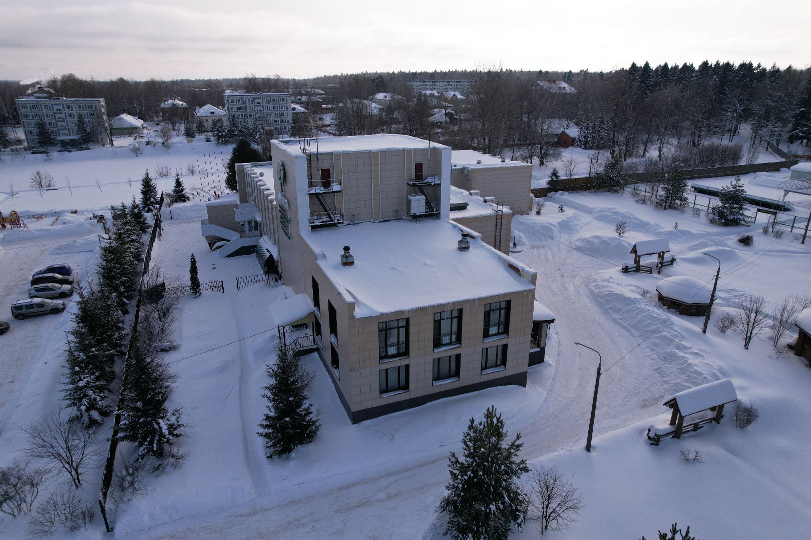 видео с коптера, сергиев посад, культура, театр,