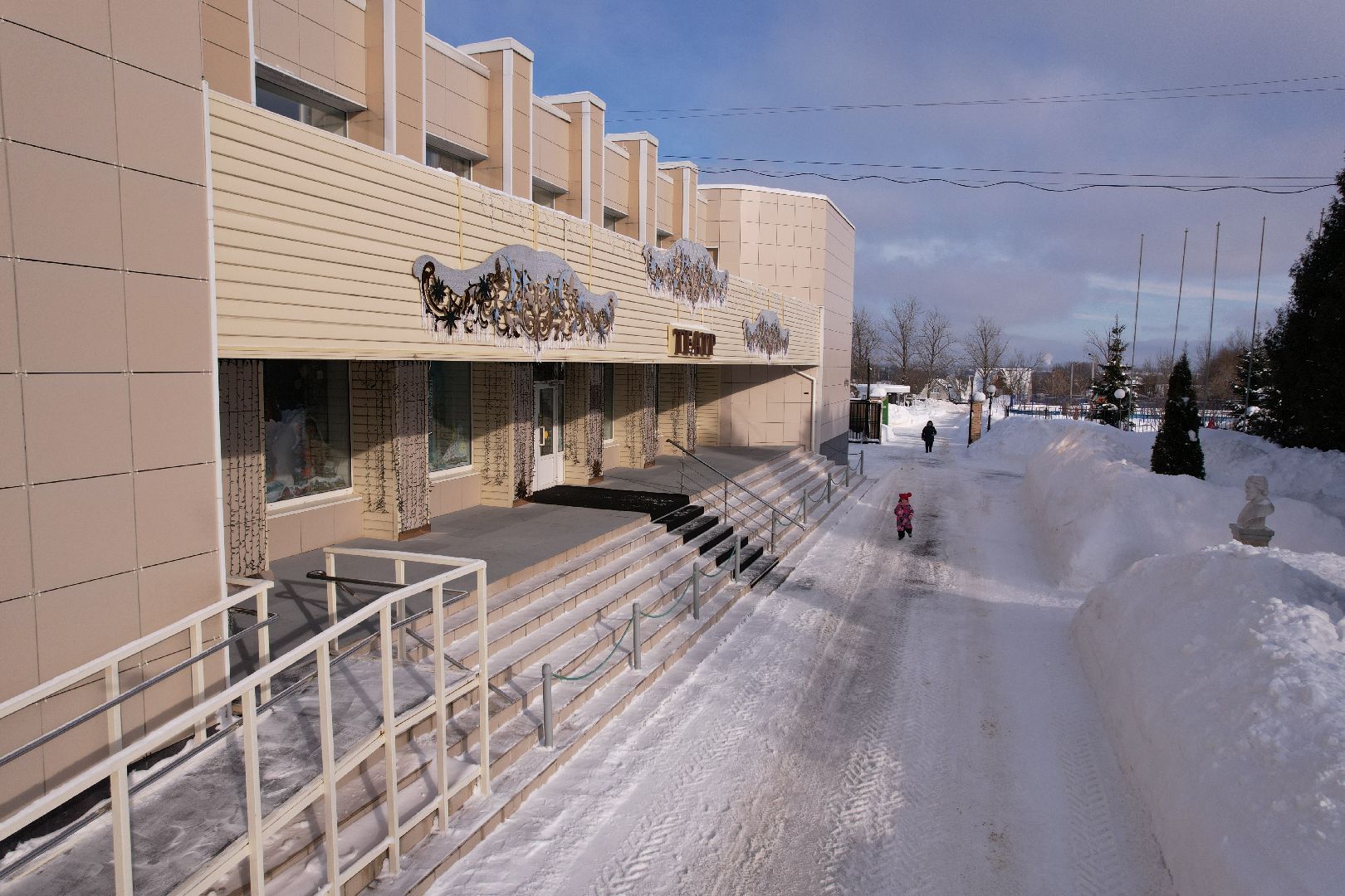 видео с коптера, сергиев посад, культура, театр,