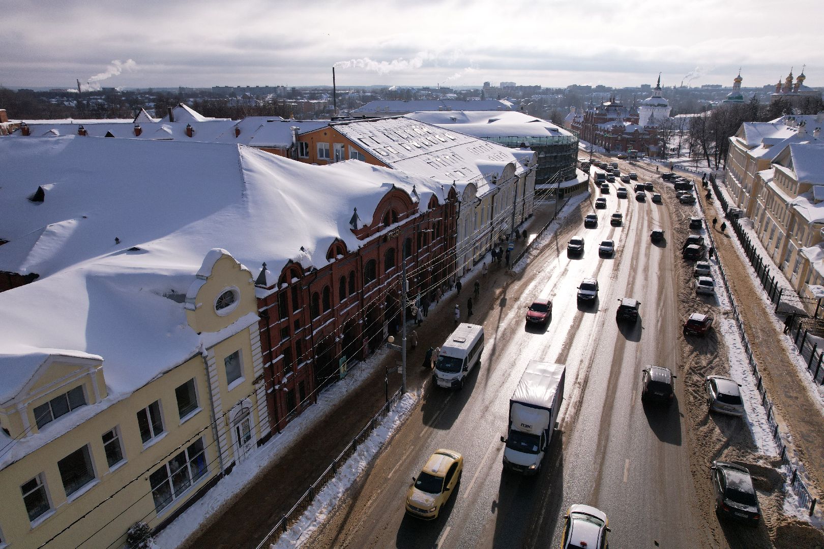 видео с коптера, сергиев посад, культура, музей,