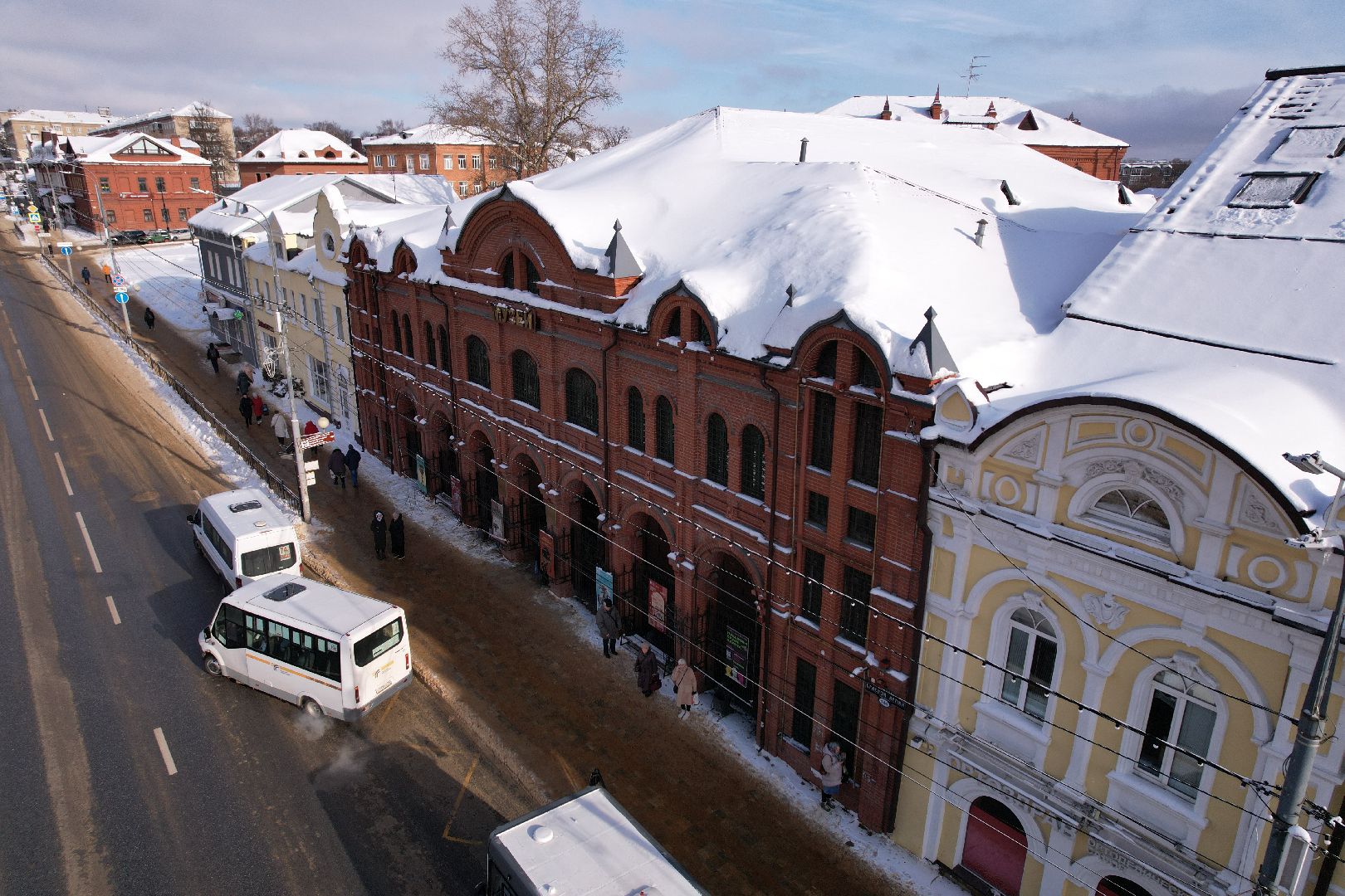 видео с коптера, сергиев посад, культура, музей,