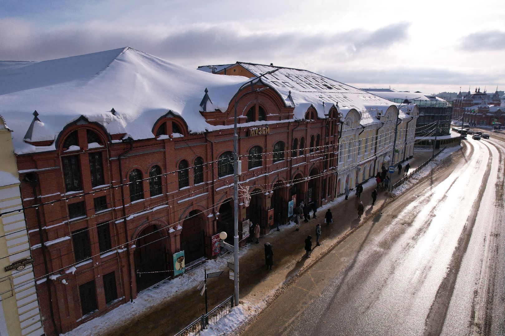 видео с коптера, сергиев посад, культура, музей,