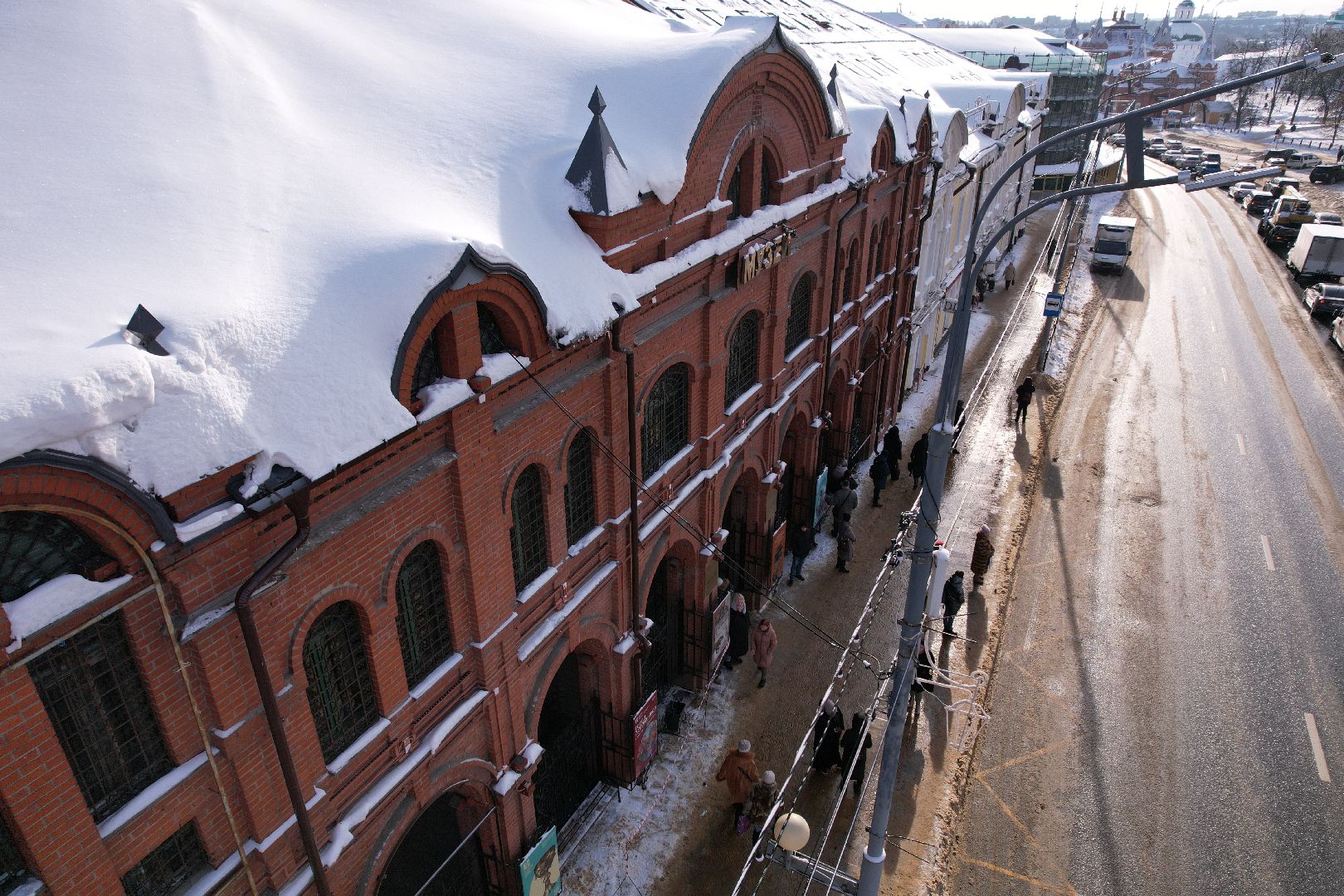 видео с коптера, сергиев посад, культура, музей,