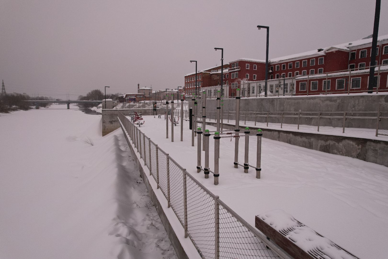 видео с коптера, орехово-зуево, благоустройство, набережная,