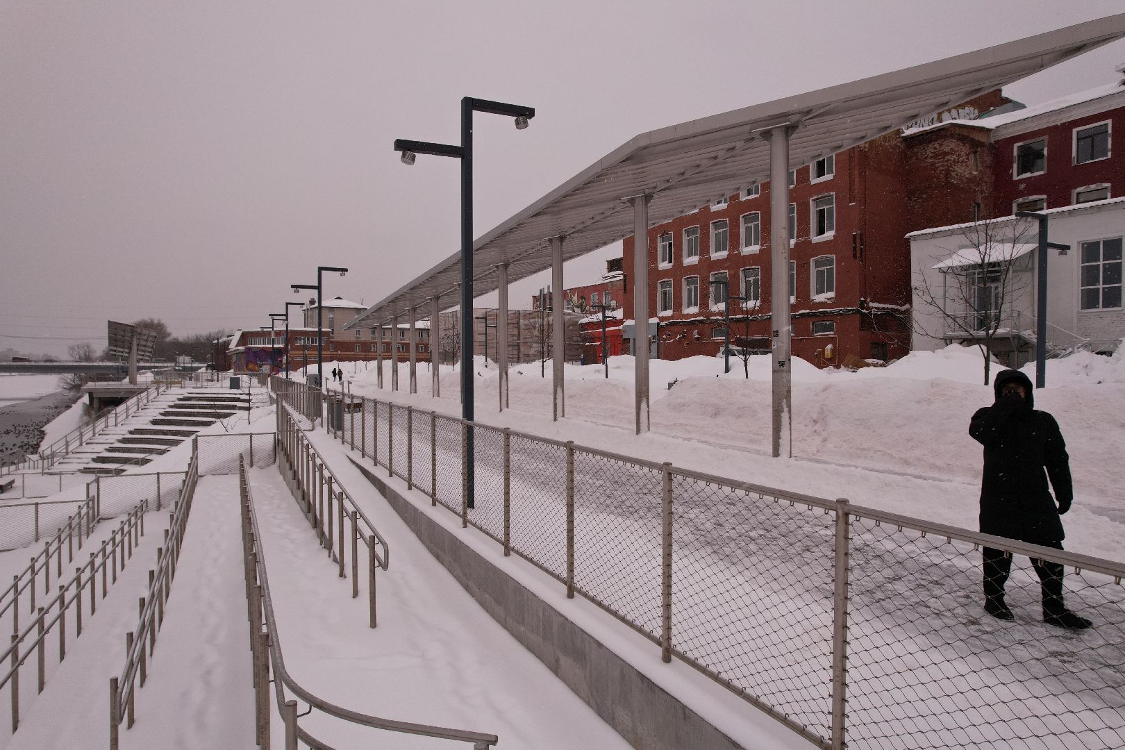 видео с коптера, орехово-зуево, благоустройство, набережная,