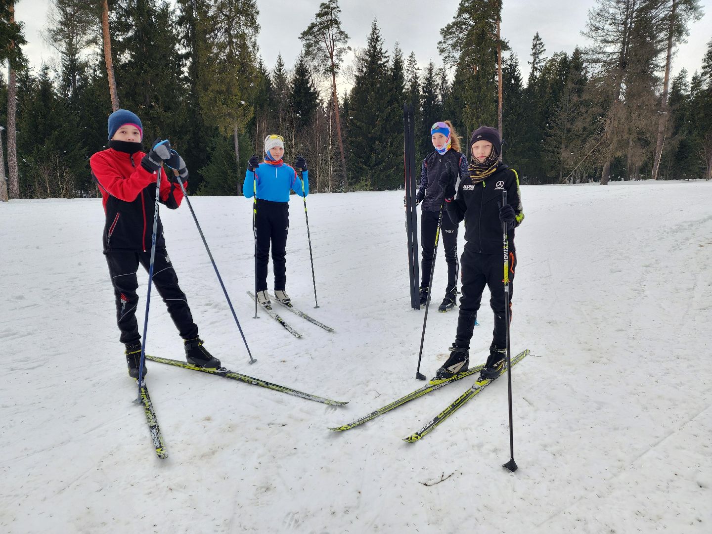 красноармейск, г.о. пушкинский, Старт Легкова, лыжники,