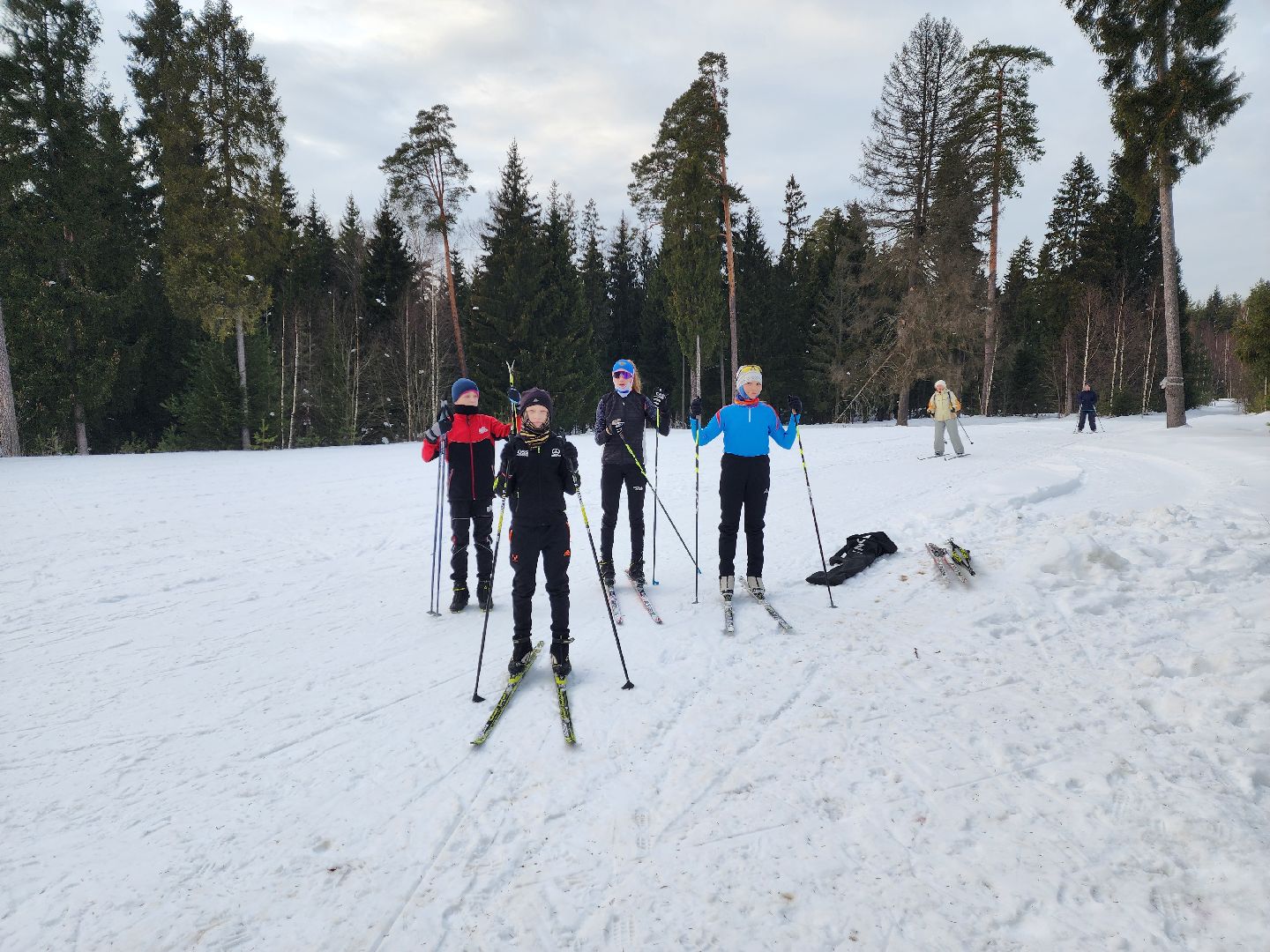 красноармейск, г.о. пушкинский, Старт Легкова, лыжники,