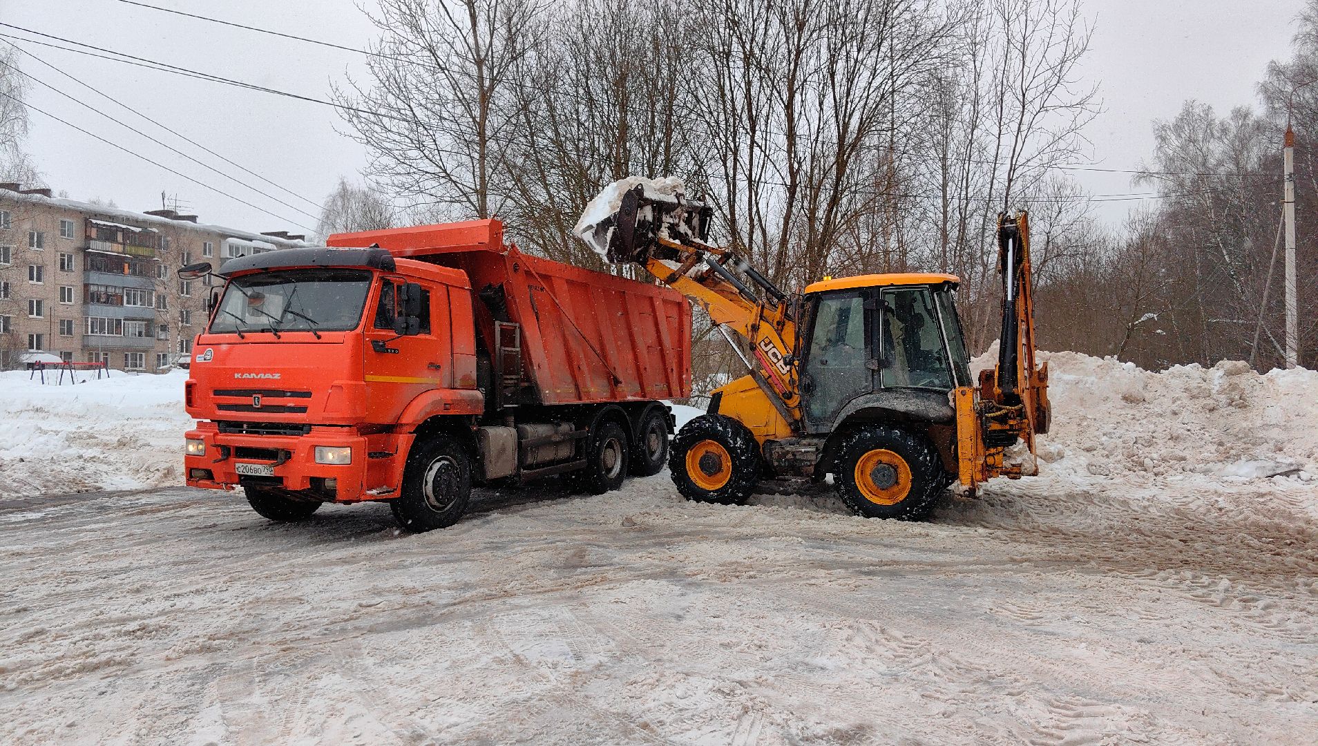 уборка снега, ЖКХ, техника, снегопад,