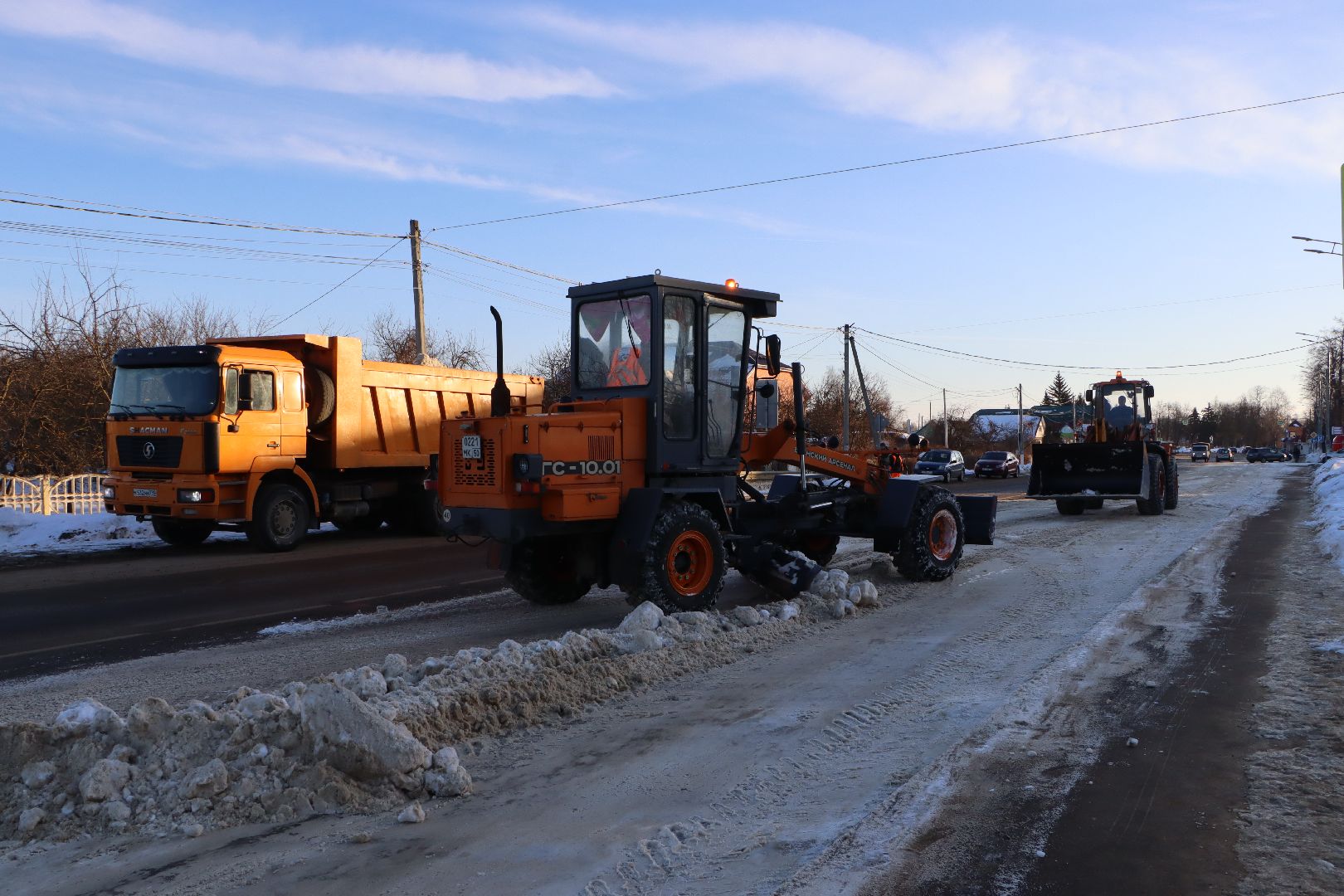 Серебряные Пруды, вывоз снега, Серебряно-Прудский Автодор,
