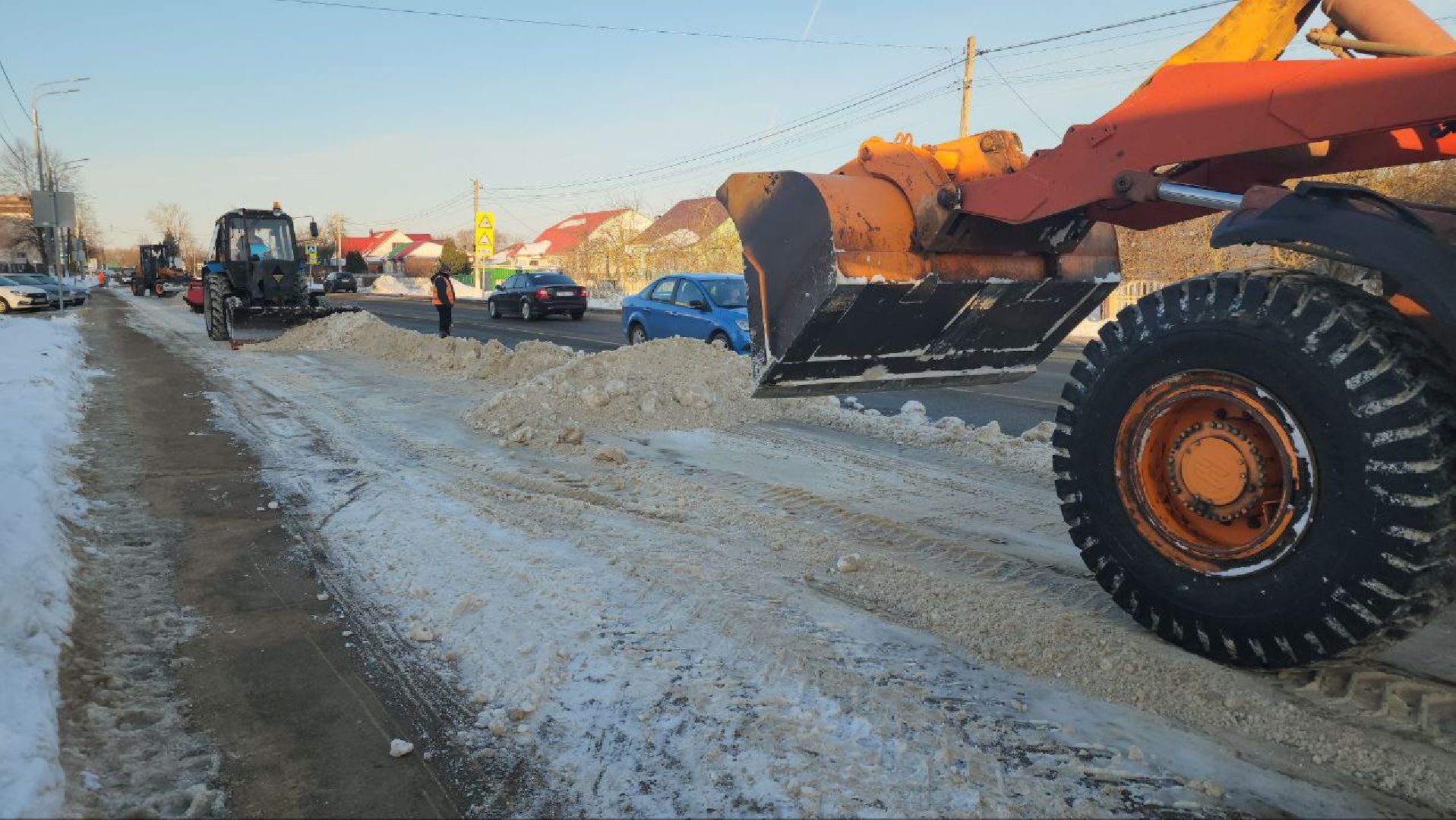 Серебряные Пруды, вывоз снега, Серебряно-Прудский Автодор,