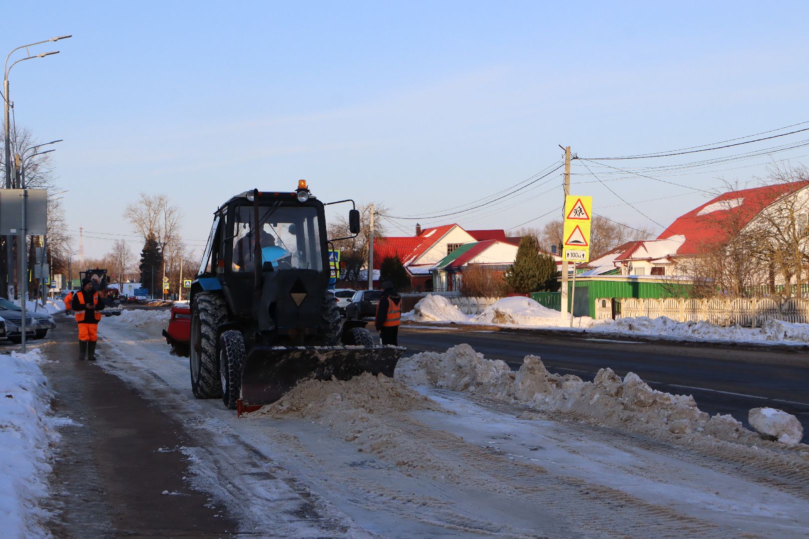 Серебряные Пруды, вывоз снега, Серебряно-Прудский Автодор,