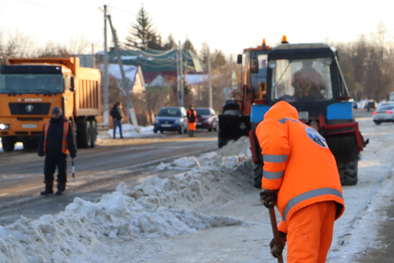 Серебряные Пруды, вывоз снега, Серебряно-Прудский Автодор,