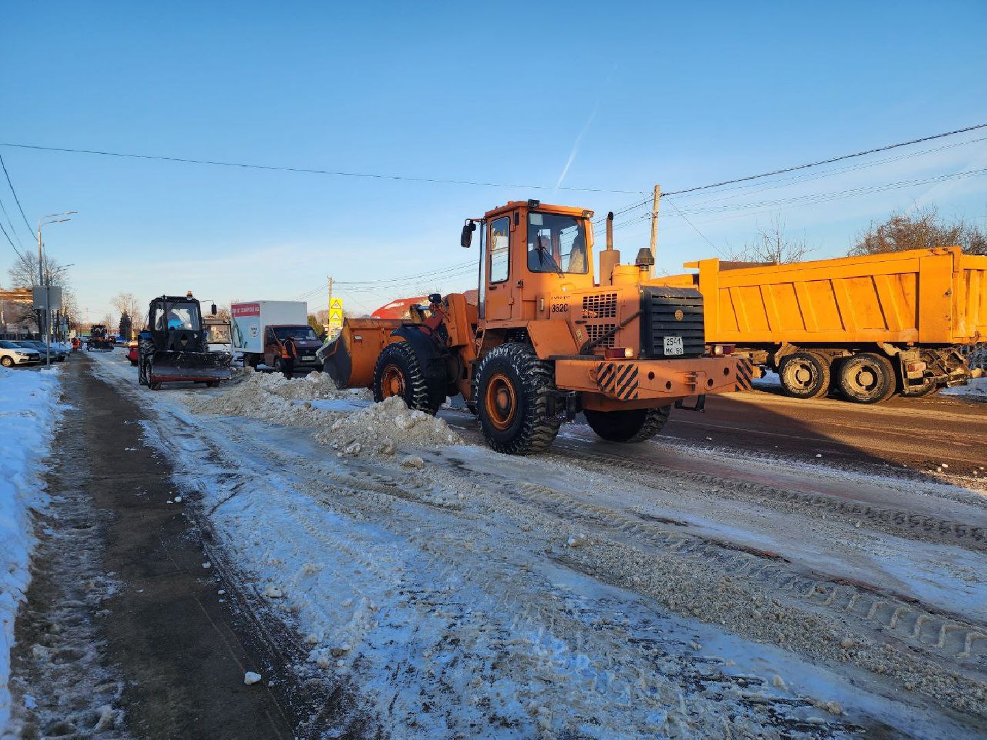 Серебряные Пруды, вывоз снега, Серебряно-Прудский Автодор,