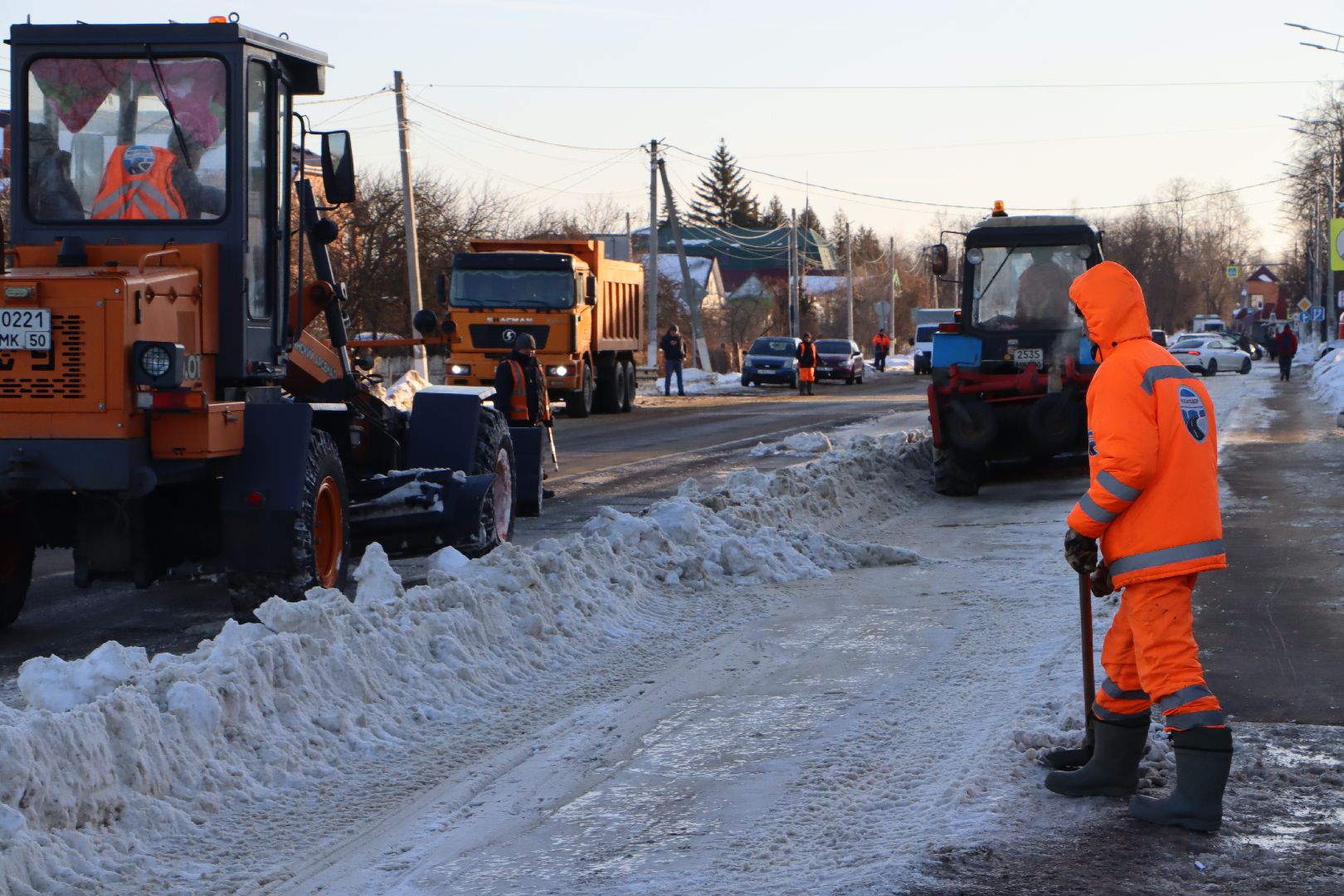 Серебряные Пруды, вывоз снега, Серебряно-Прудский Автодор,