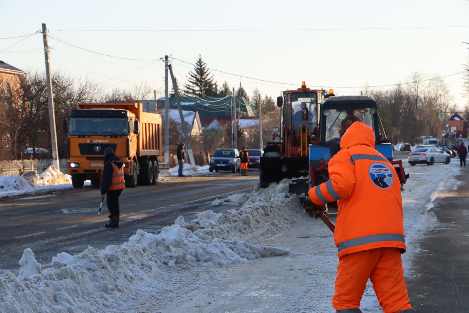 Серебряные Пруды, вывоз снега, Серебряно-Прудский Автодор,