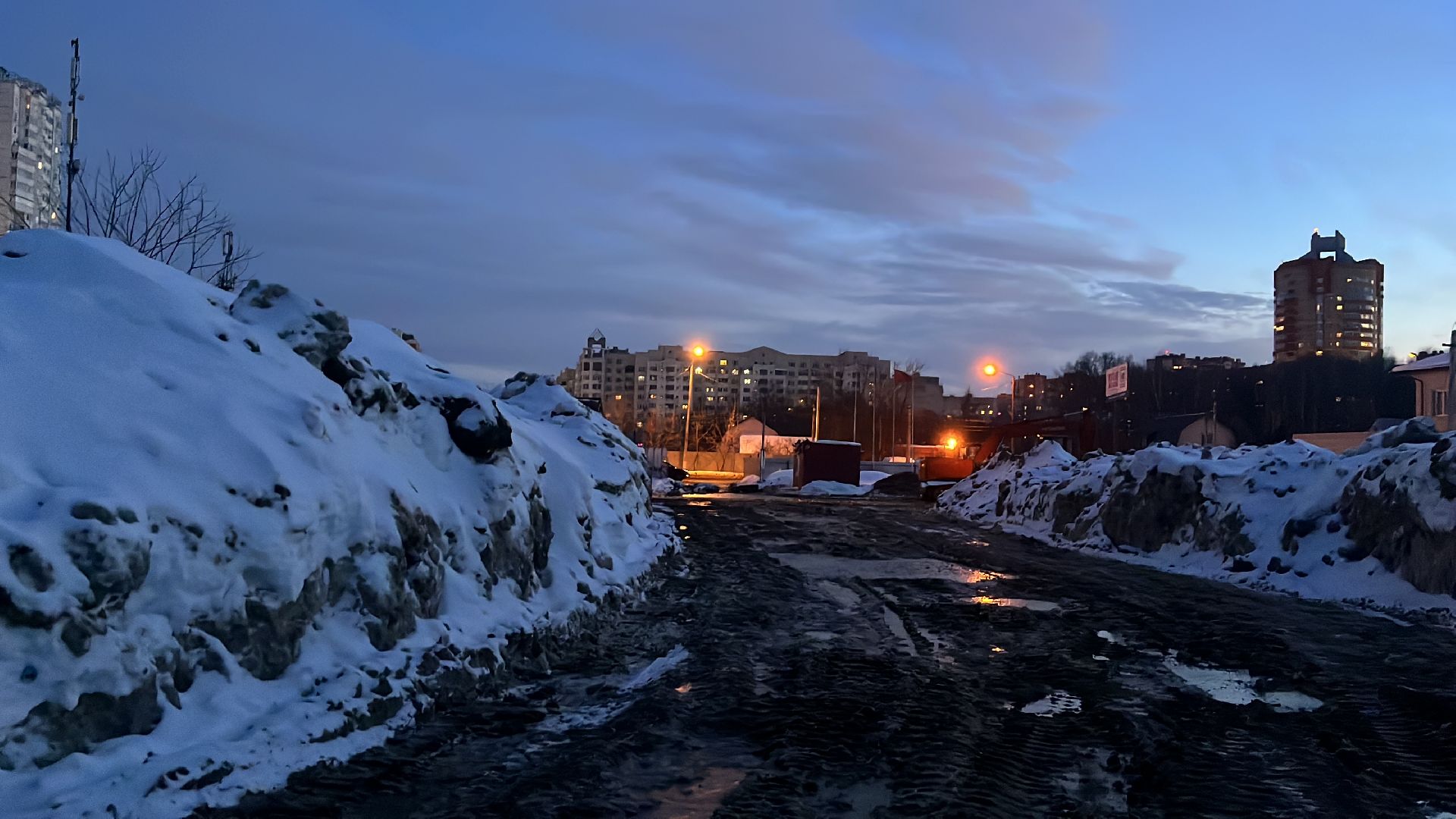 снег, складирование снега, земельный участок,