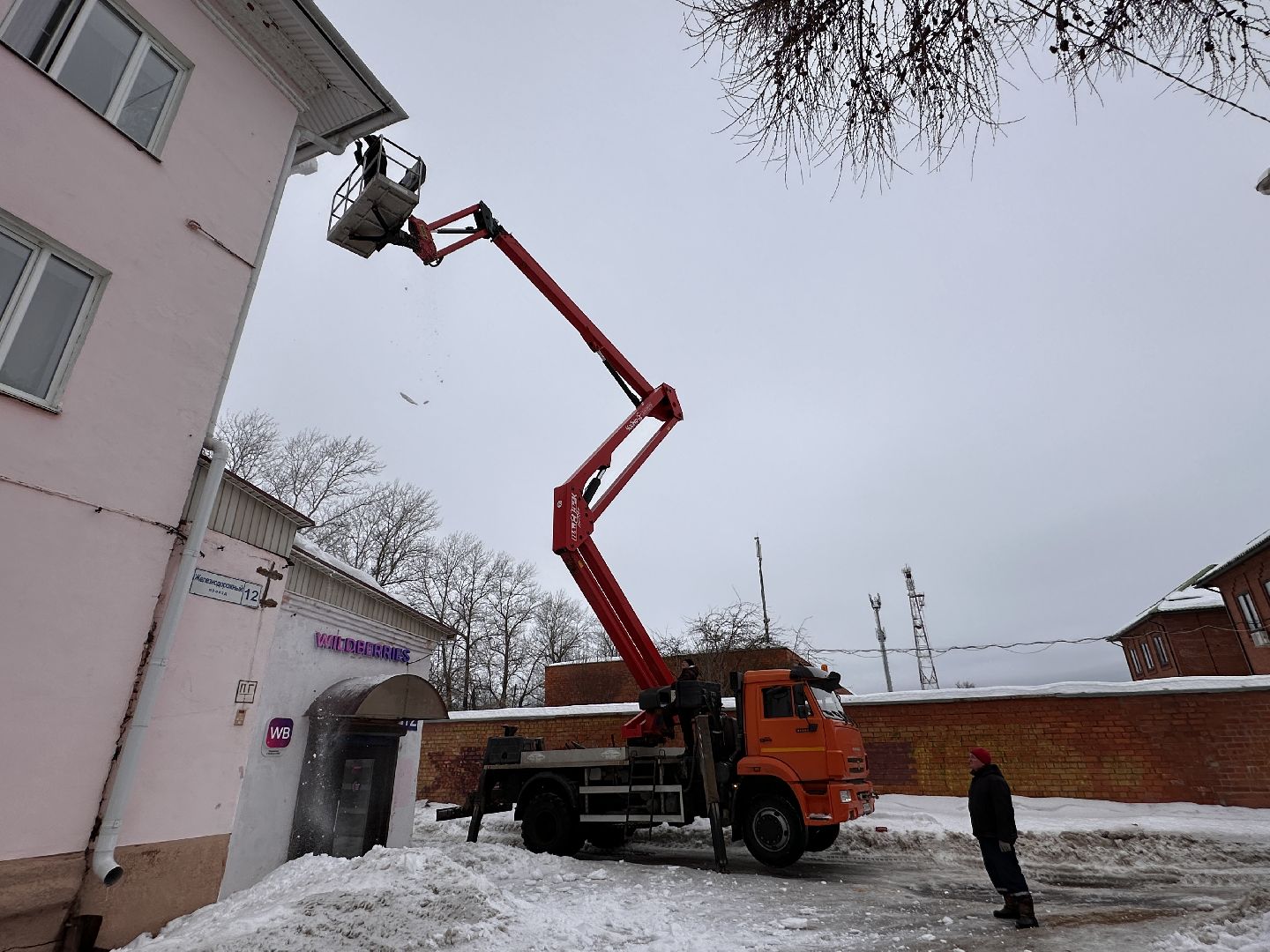 Клин, общество, ЖКХ, сосульки,