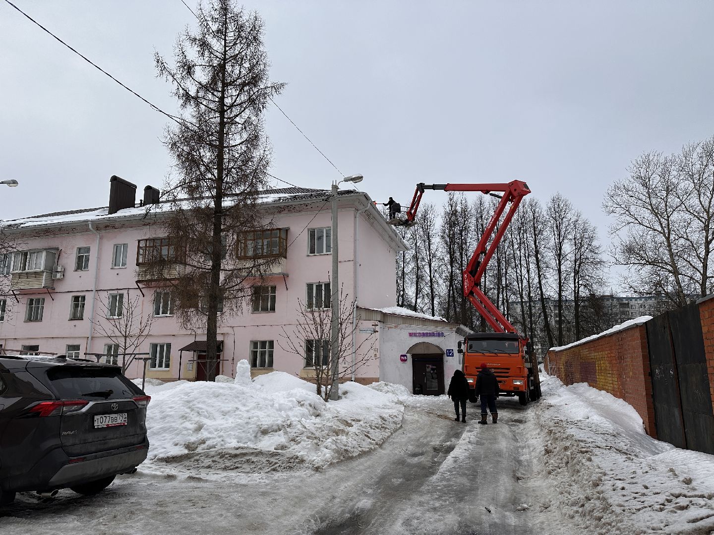 Клин, общество, ЖКХ, сосульки,