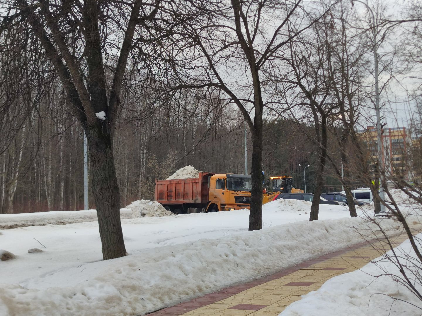 Дубна, ЖКХ, Уборка снега, Техника, Коммунальные службы,