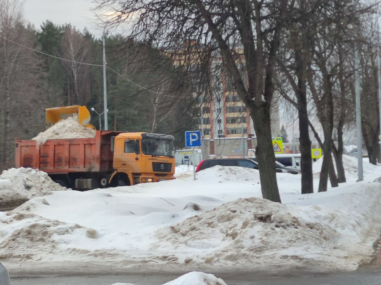 Дубна, ЖКХ, Уборка снега, Техника, Коммунальные службы,