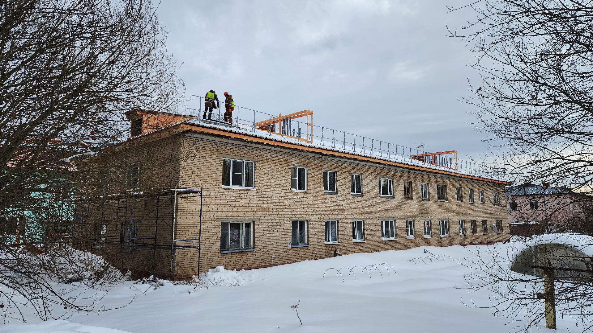 Солнечногорск, Пешки, ремонт кровли, ЖКХ,