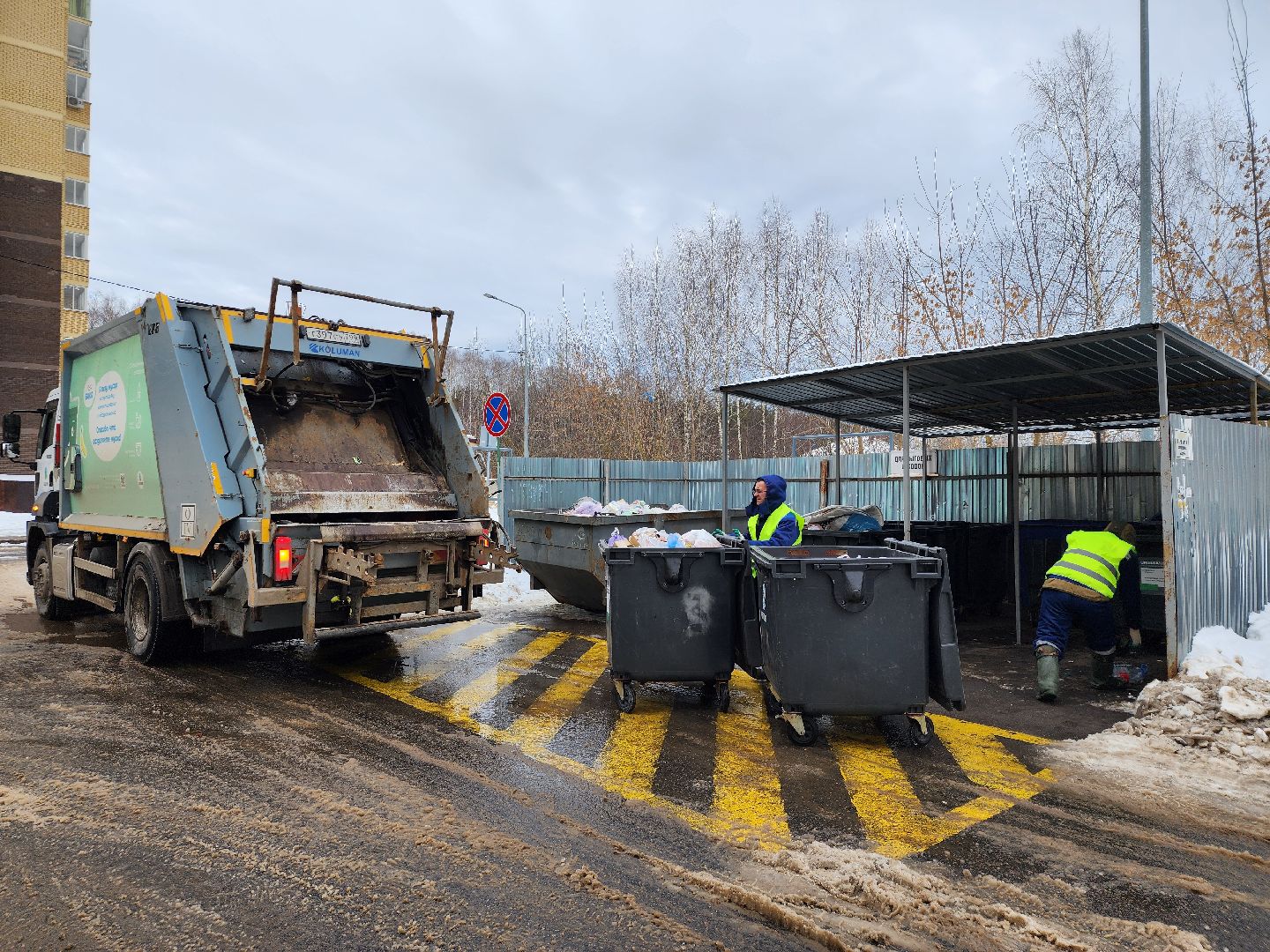 вывоз мусора, региональный оператор, контейнерная площадка, Ногинск, Богородский городской округ,