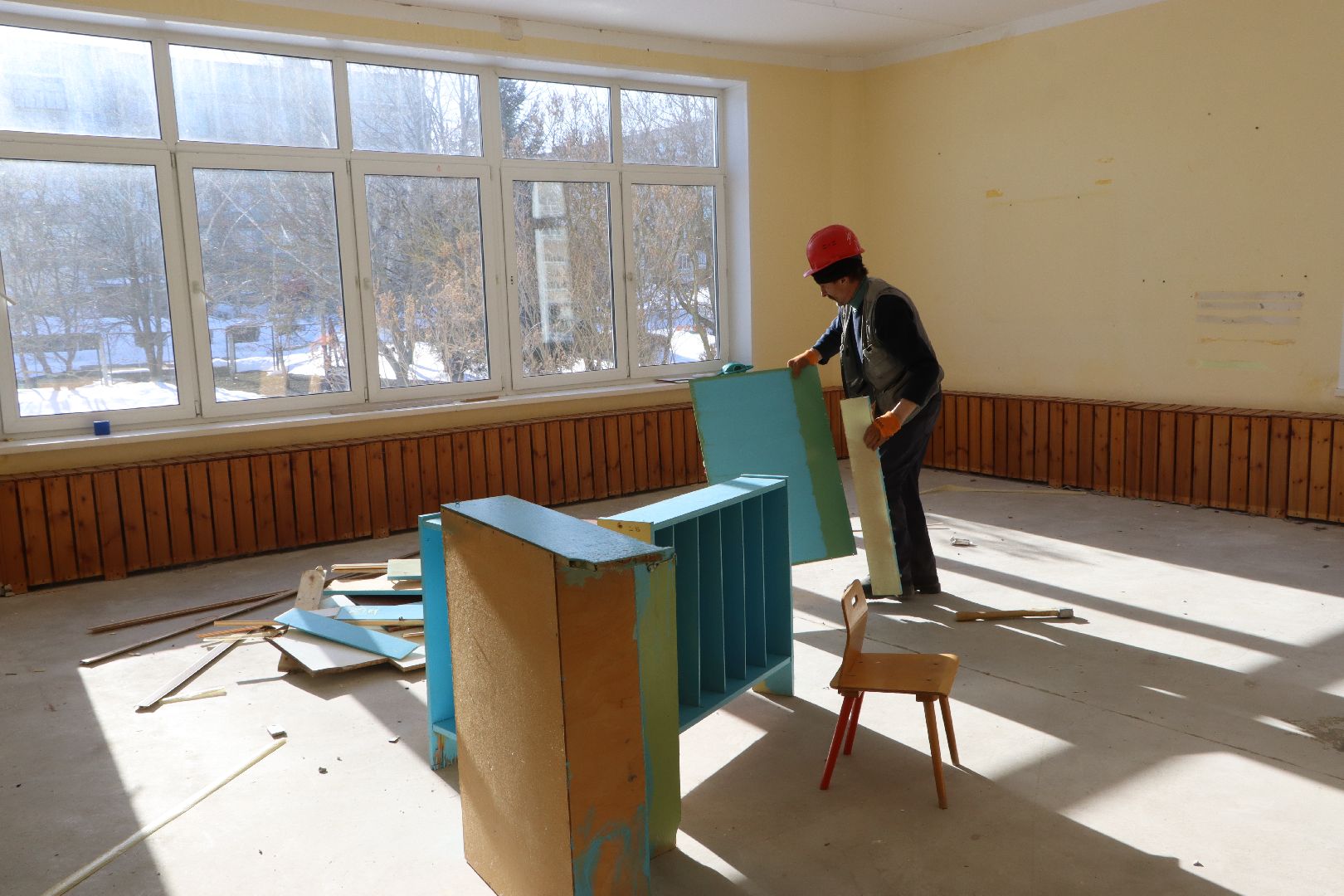 Капитальный ремонт, серебряные пруды, детский сад Журавушка, Образование Подмосковья,