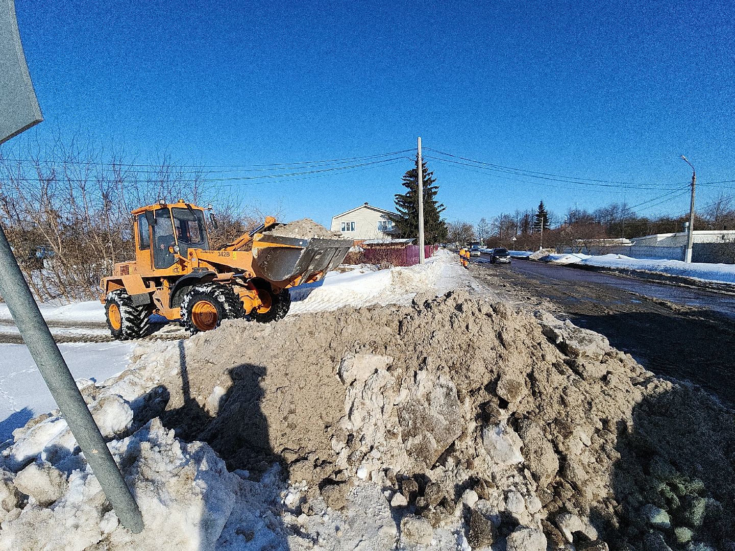 коломна, дороги, перемены, зима, снег и наледь,