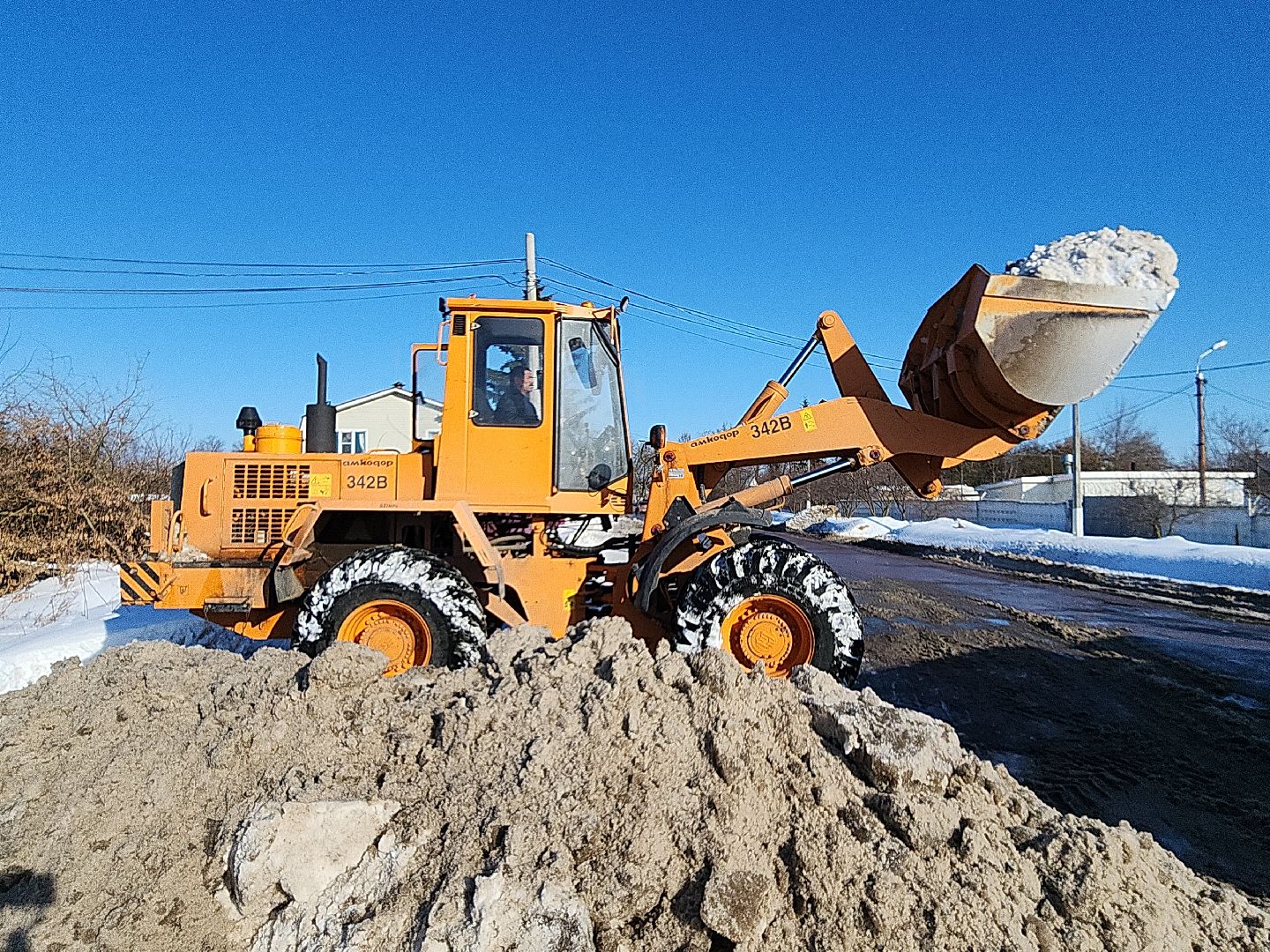 коломна, дороги, перемены, зима, снег и наледь,