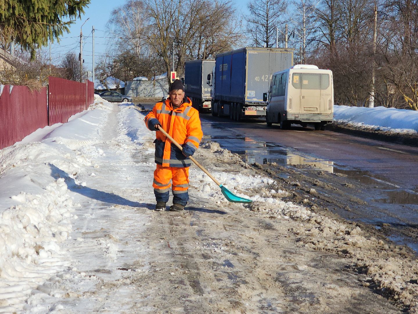коломна, дороги, перемены, зима, снег и наледь,