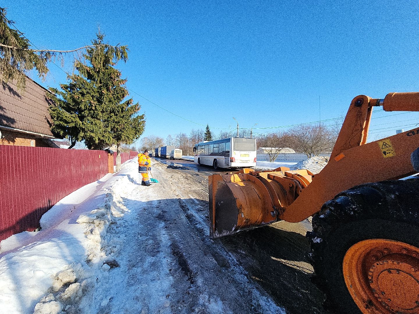 коломна, дороги, перемены, зима, снег и наледь,