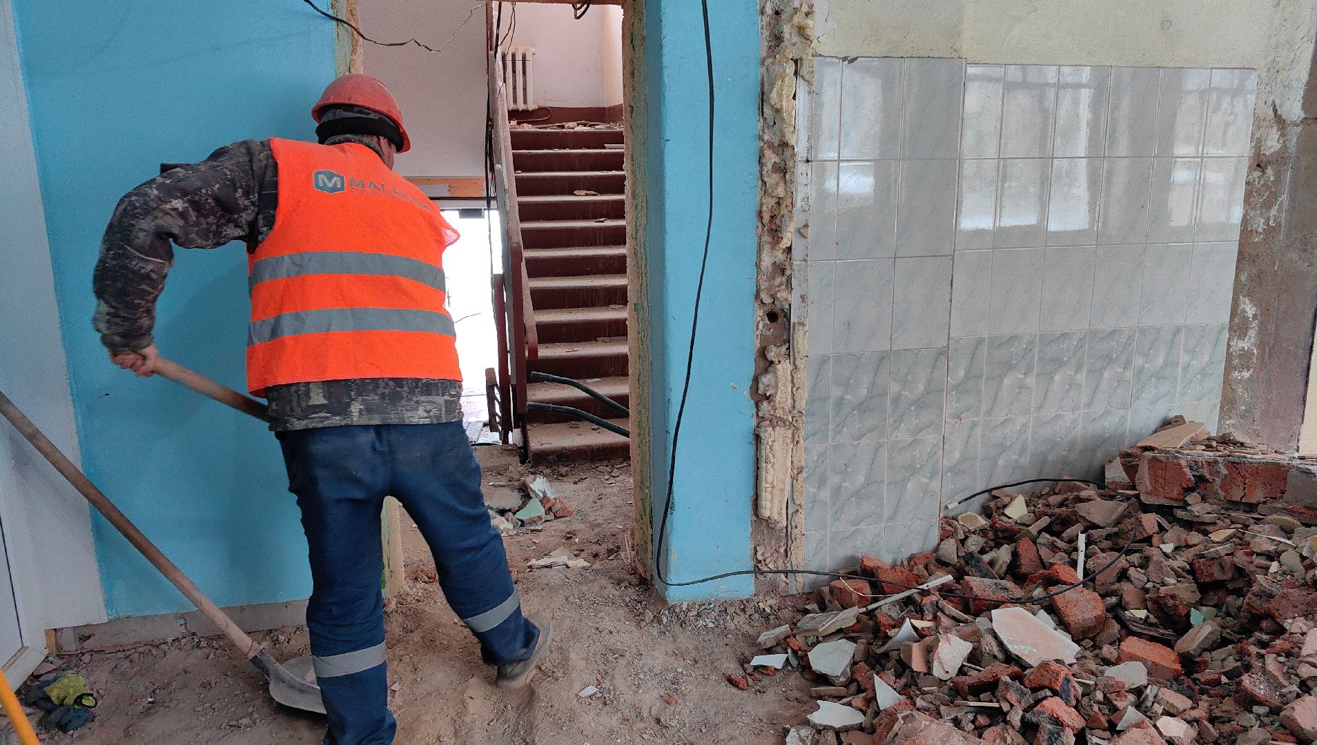 детский сад, капитальный ремонт, демонтаж, бригада,