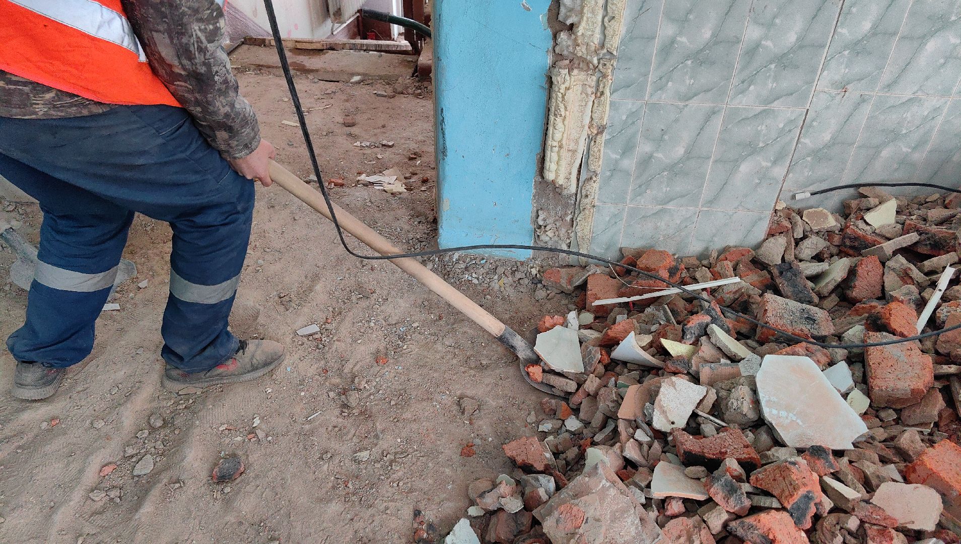 детский сад, капитальный ремонт, демонтаж, бригада,