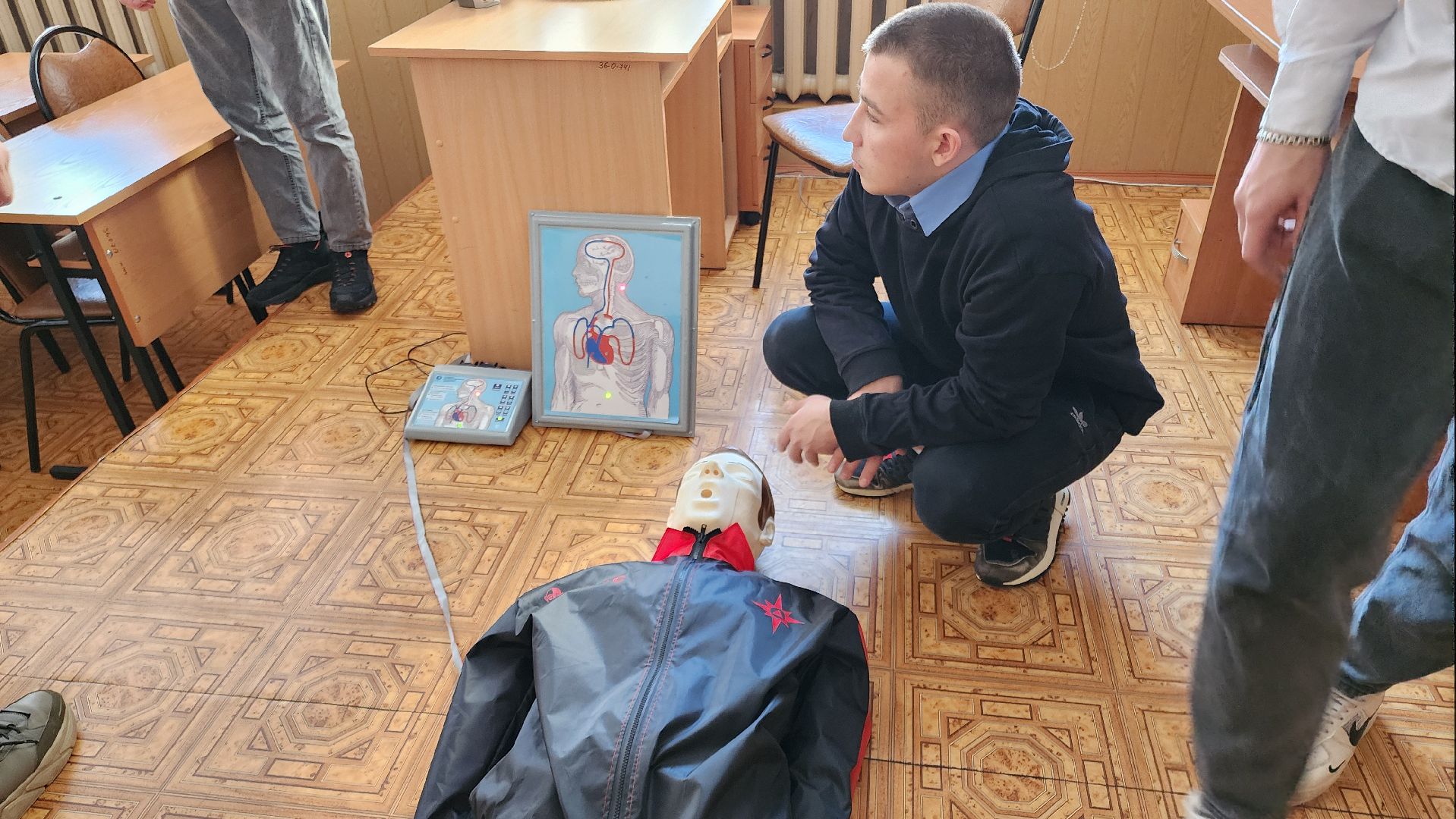 кашира, ожерелье, ожерельевский железнодорожный колледж, тренажер, сердечно-легочная реанимация, охрана труда,