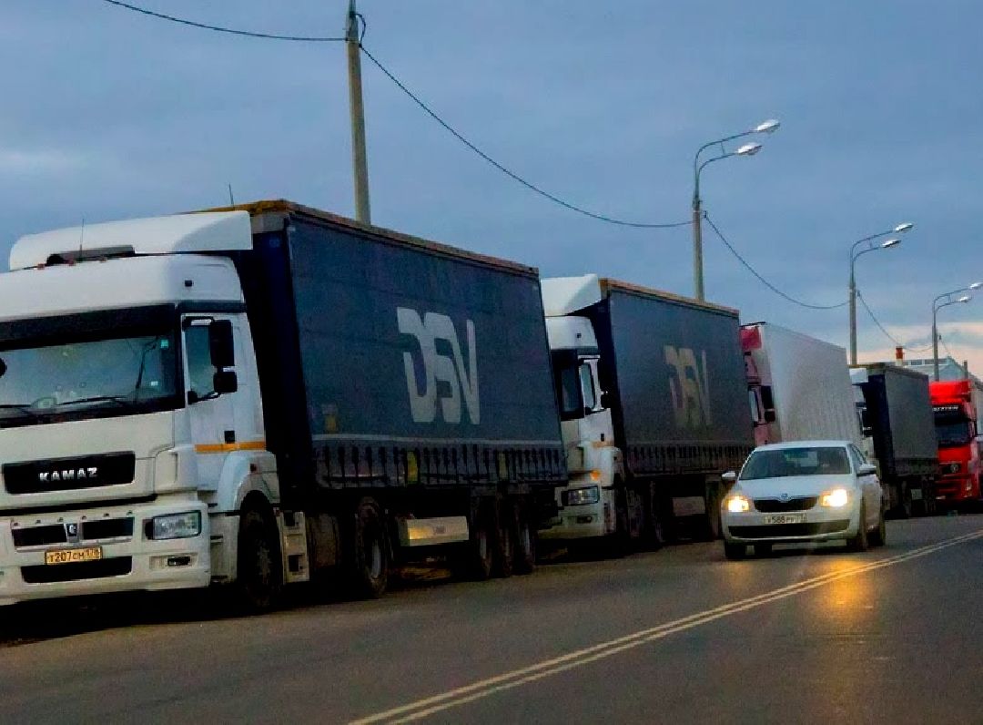 Подольск, фуры, стоянка