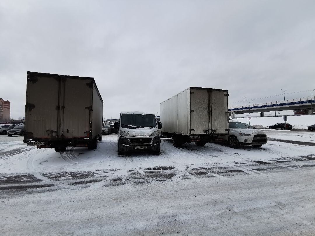 Подольск, фуры, стоянка
