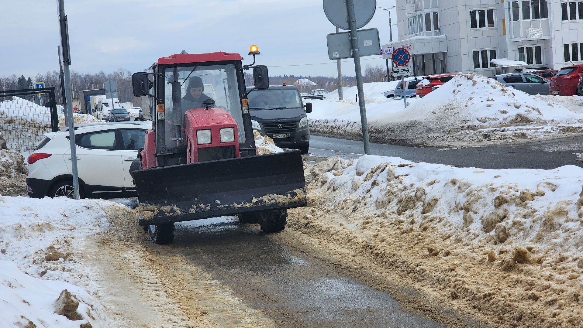 уборка дорог, жкх, благоуйстройство, Лосино-Петровский,