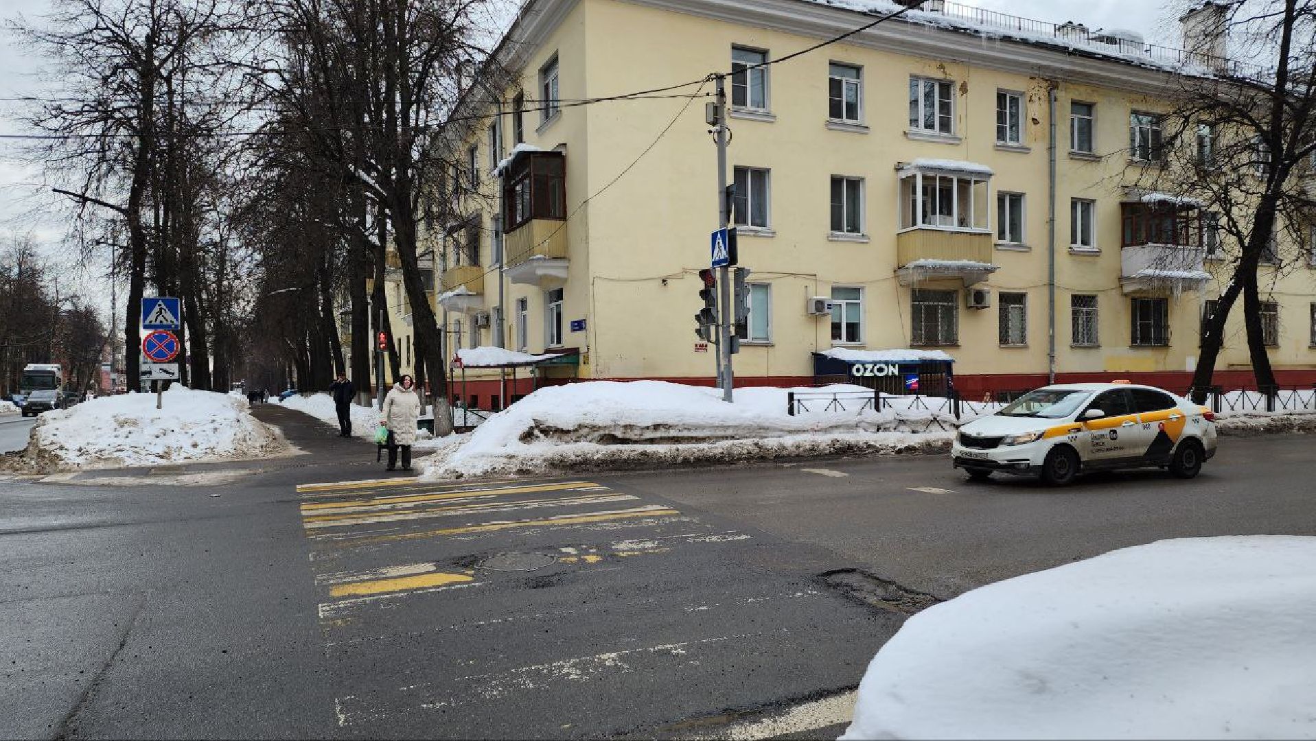 люберцы, снег, дворовые территории,