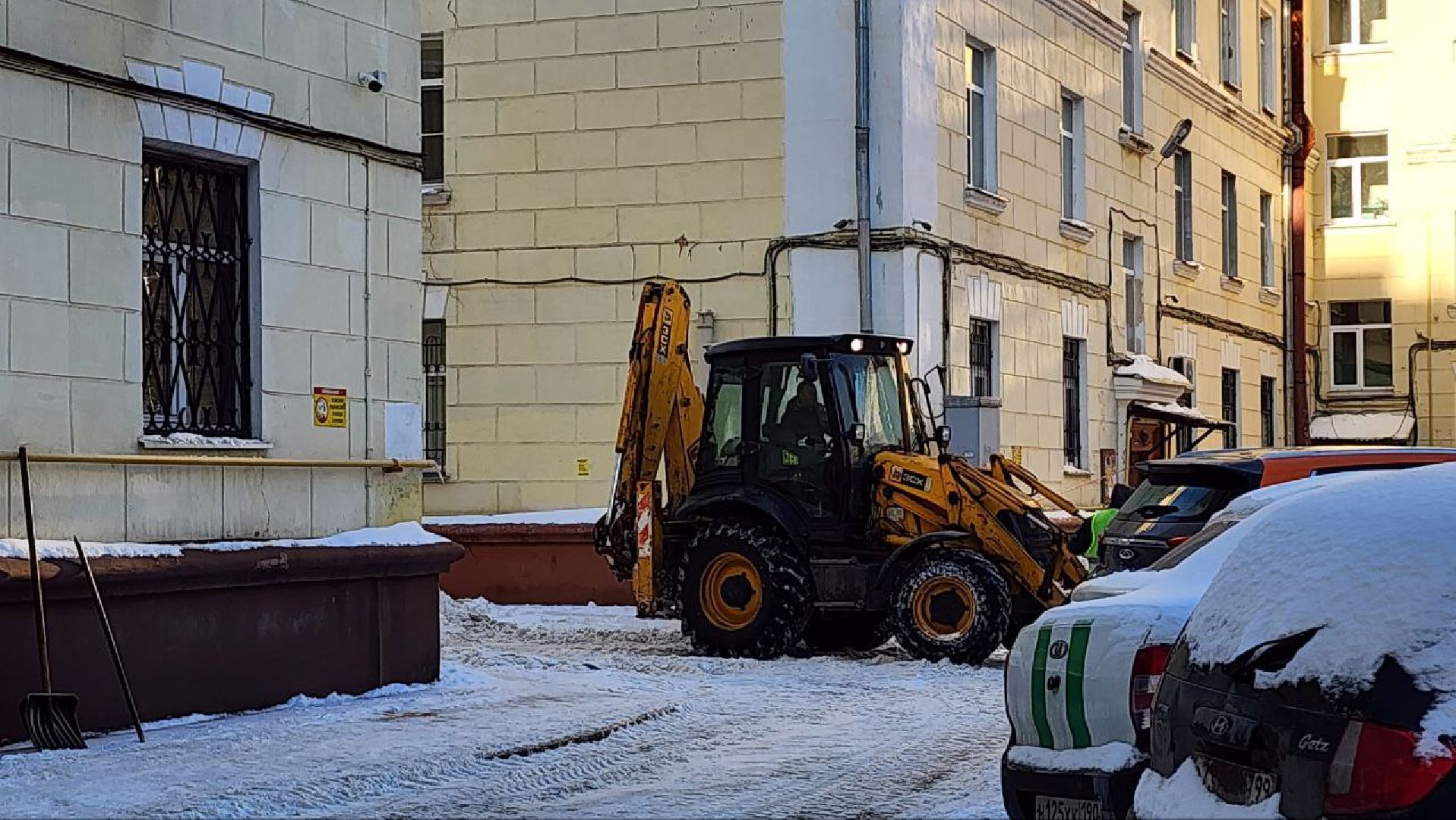 люберцы, снег, дворовые территории,