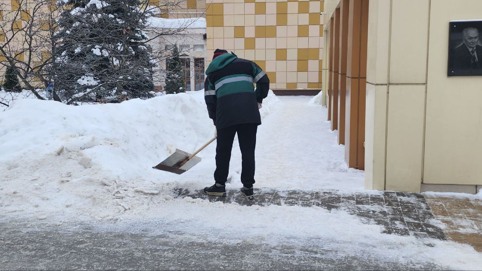 люберцы, снег, дворовые территории,