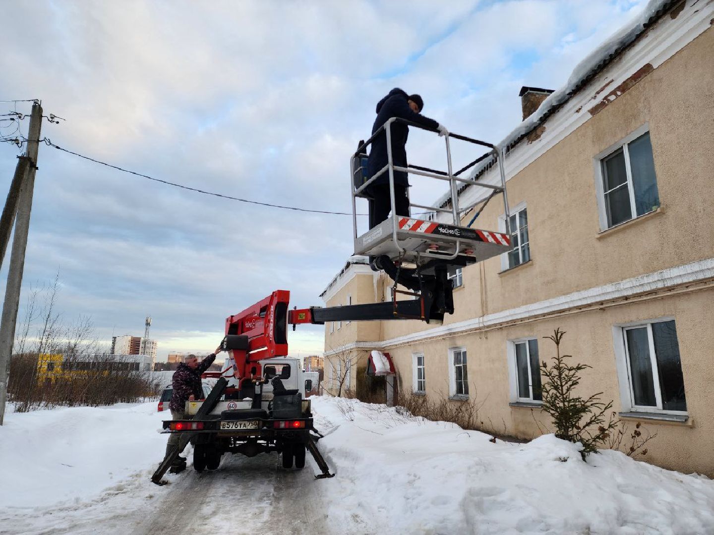 Солнечногорск, Сосульки, Работа, коммунальная служба, ук,