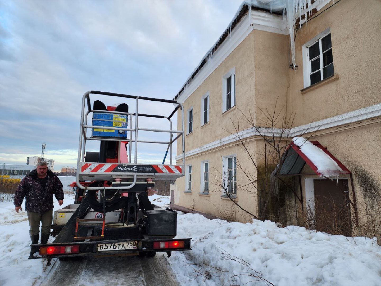 Солнечногорск, Сосульки, Работа, коммунальная служба, ук,