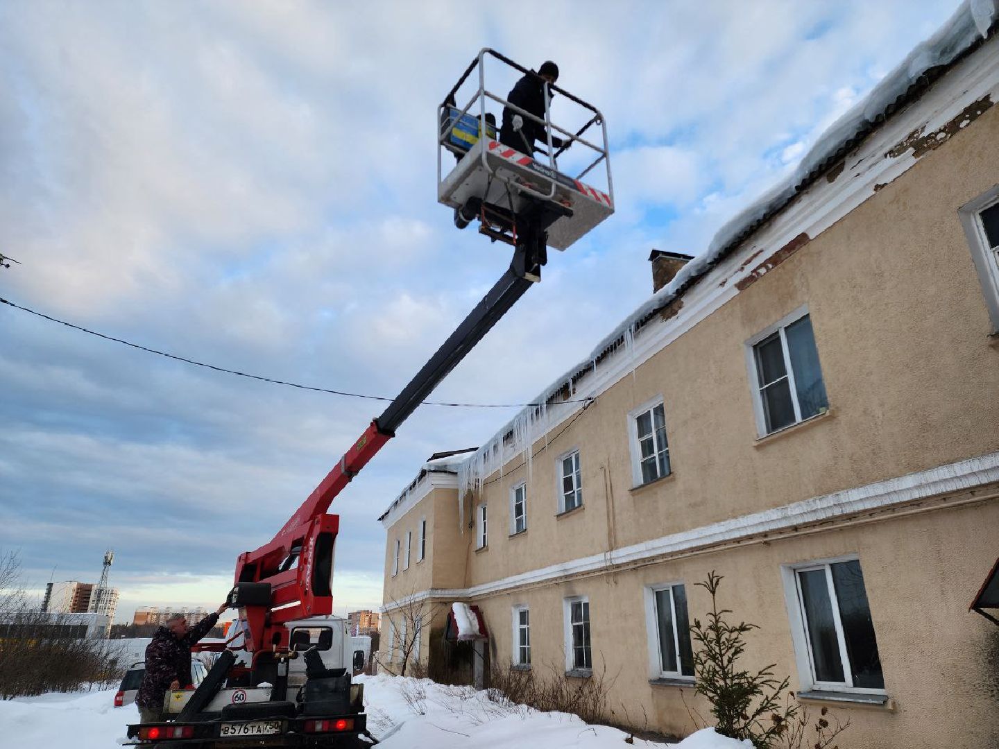 Солнечногорск, Сосульки, Работа, коммунальная служба, ук,