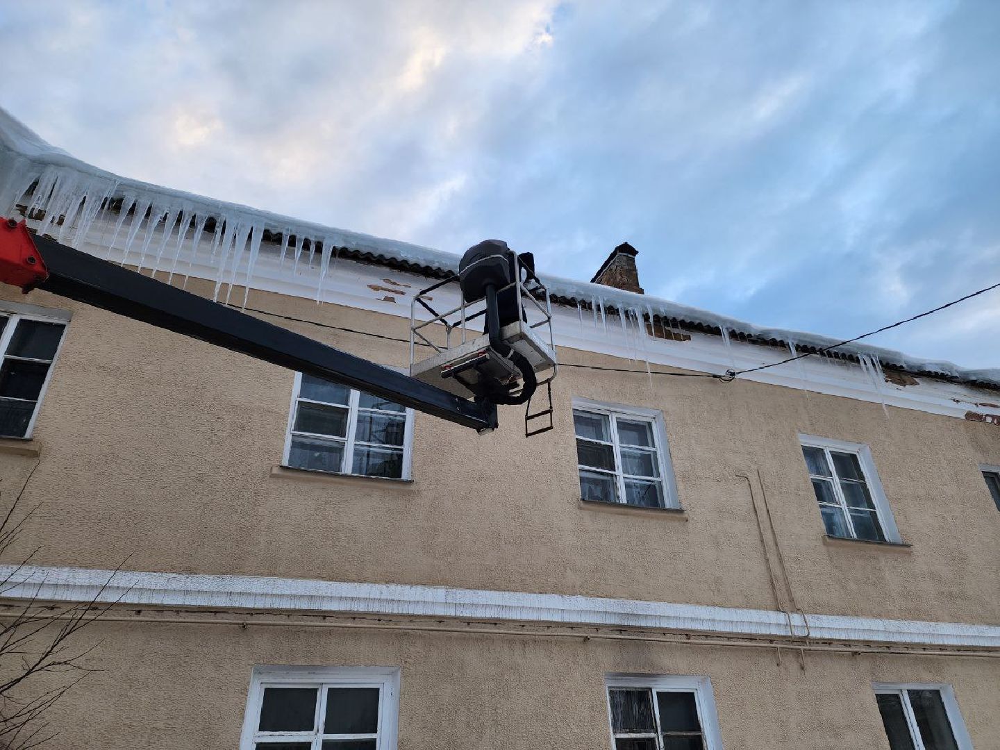 Солнечногорск, Сосульки, Работа, коммунальная служба, ук,