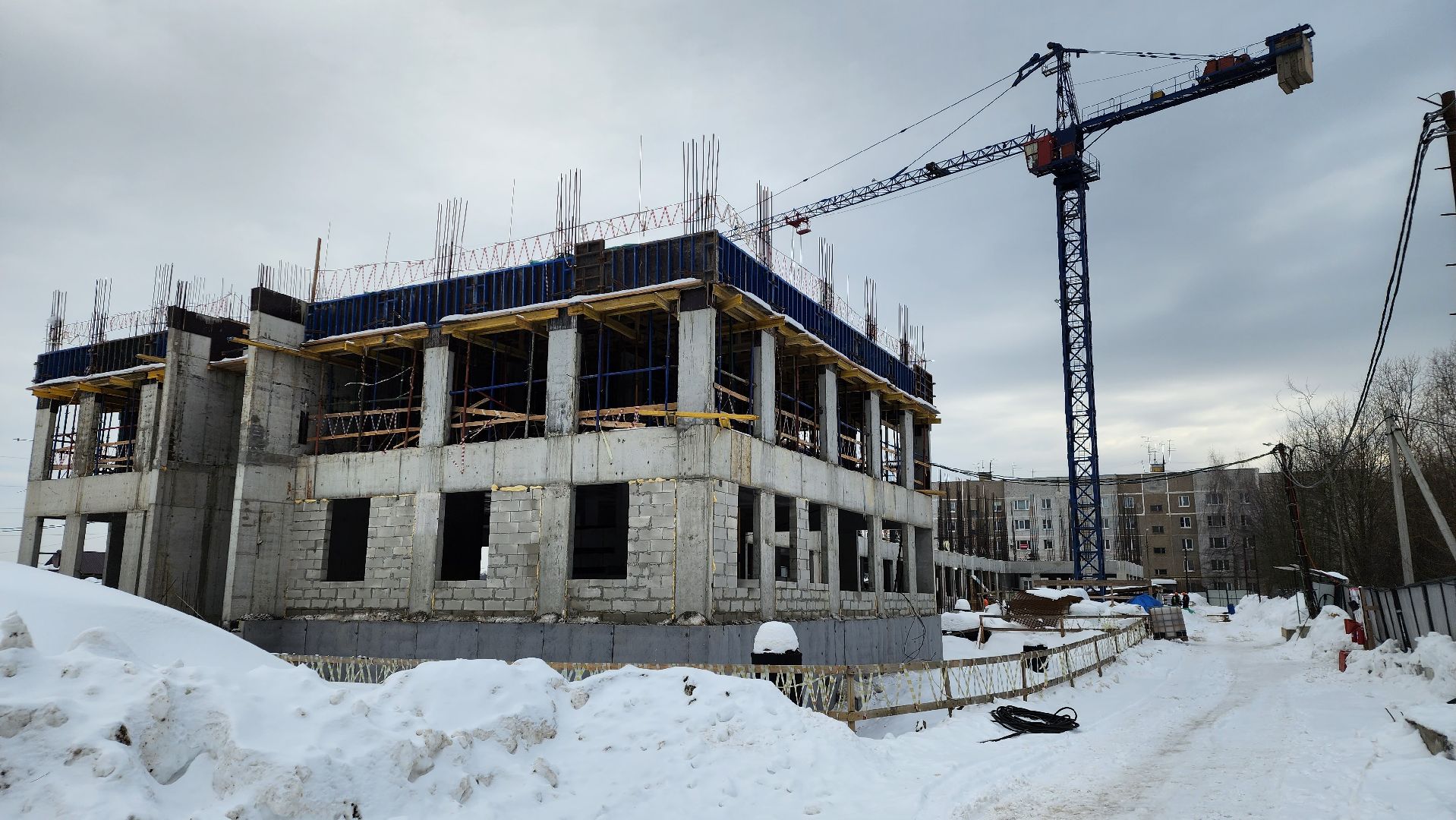 строительство, поликлиника, наша поликлиника, Лосино-Петровский,